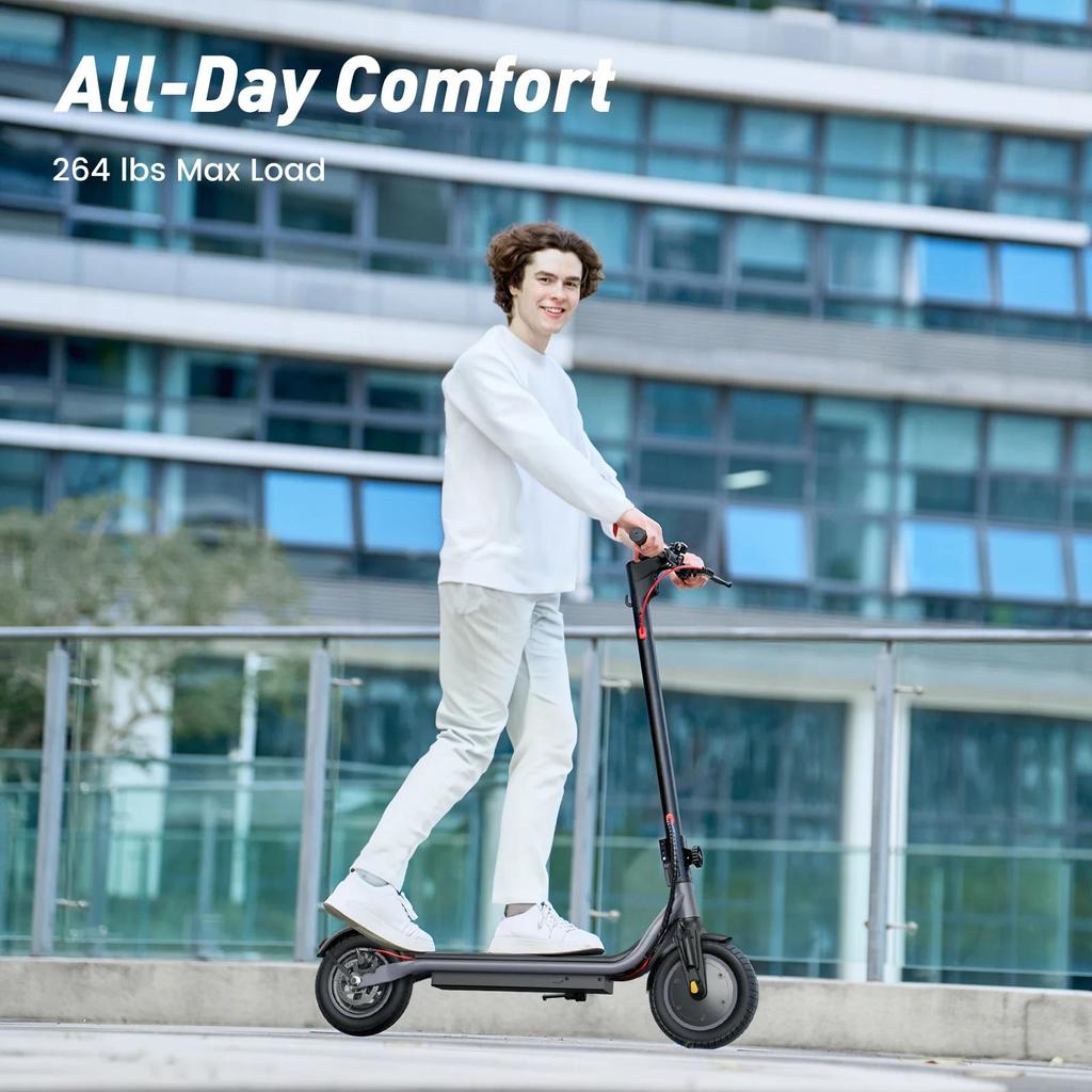 iScooter W6 Foldable Electric Scooter - 500W Motor, 30km Range, 10" Tires & Voltix App for Urban Commuting