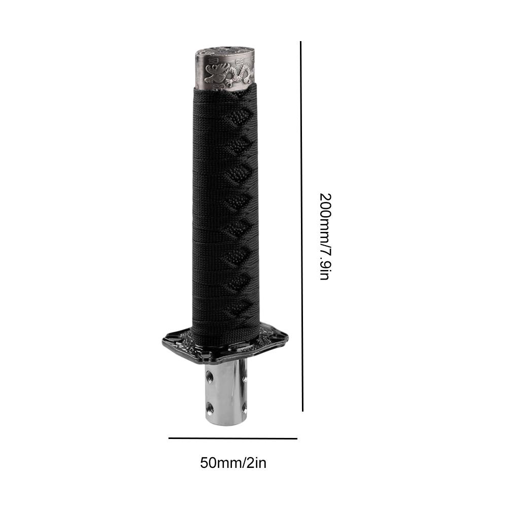 200MM Universal Samurai Sword Shift Knob Shifter With Adapters Gear Shift knob Samurai Shifting Head Samurai Sword Handle