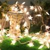 10M 80leds Star String Lights Twinkle Garlands Light Christmas Lamp For Holiday Xmas Party Wedding Outdoor Decoration