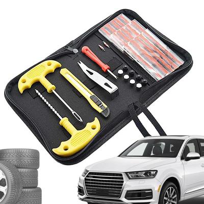Araba Lastiği Tamir Takımı Lastik Patlağı Tıkacı Araçları Lastik Patlağı Acil Durumları Lastik Şeritleri Tutkal Karıştırma Tamir Takımı Araba Aksesuarları