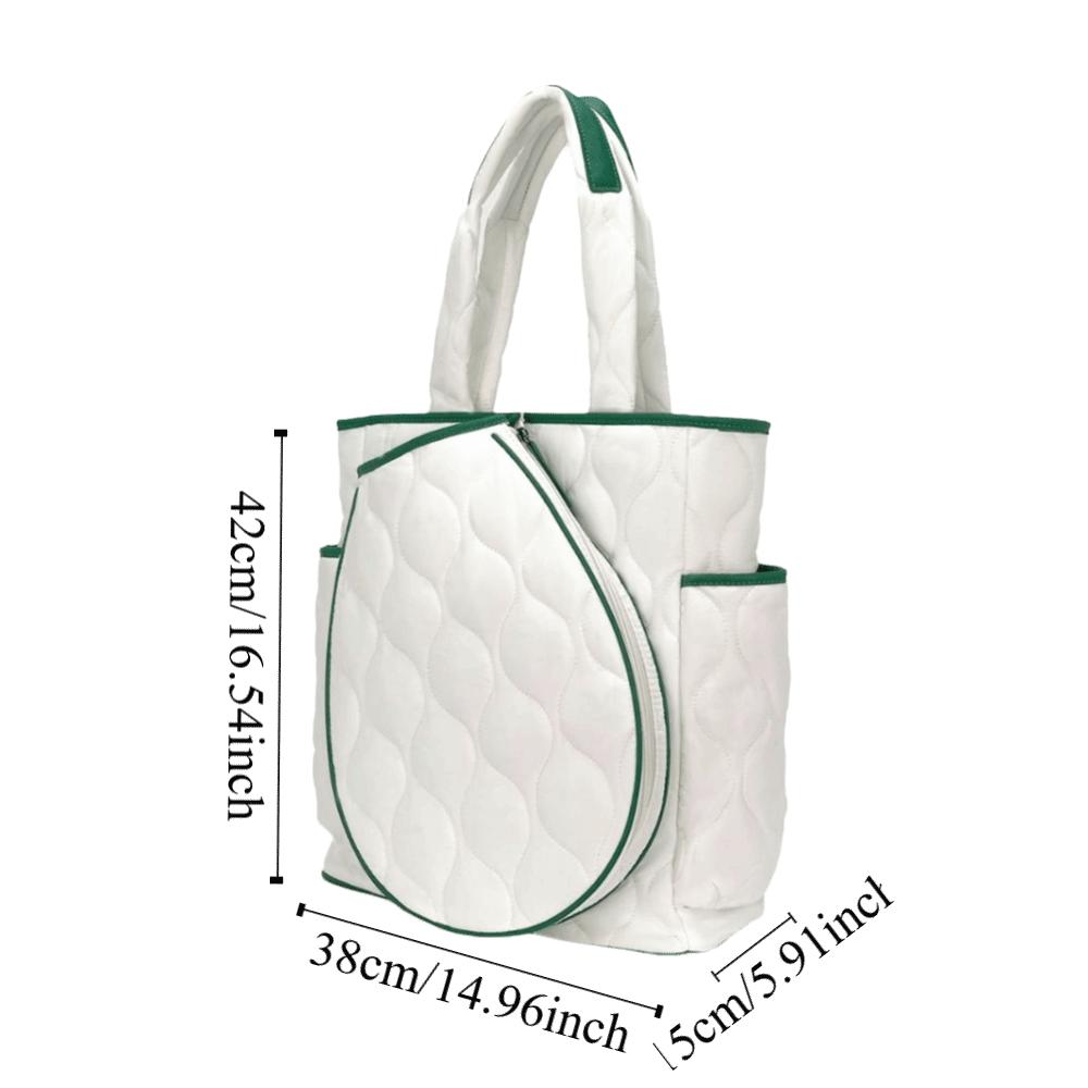 Extra-Large Tennis Tote Bag Waterproof Sports Bag Stylish Tennis Racket Backpack  Gym