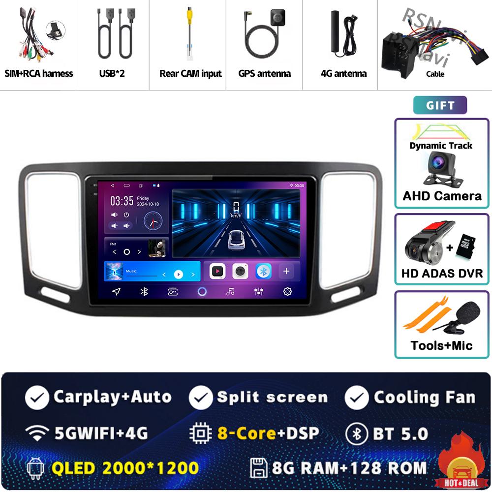 Android 14 Carplay Car Radio For Volkswagen VW Sharan 2012 - 2018 Multimedia Video Player Navigation GPS Stereo DVD Head Unit BT