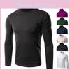 Classic Mens Slim Fit High Neck Knitted Sweater Comfortable Turtleneck Jumper