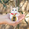 Debarie Maneki Neko Cat Figurine Healing Prosperity Good Fortune Protection Against Illness Luck Financial Improvement Brings Happiness Entrance Year
