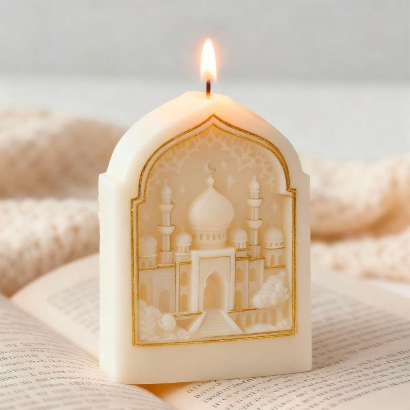 Flexible Moon Candle Silicone Casting Mold For Chocolate Molding Easy Demolding Heat Resistant Reusable Crafting Supplies