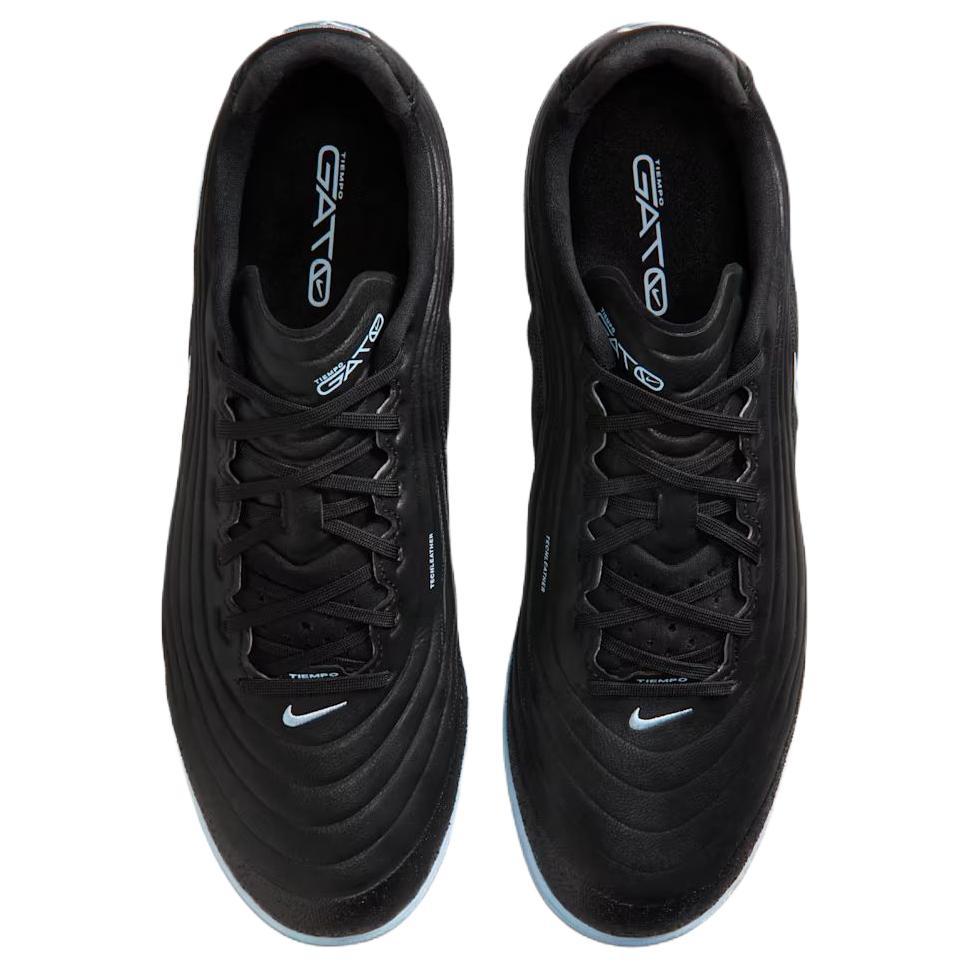 Nike Tiempo Reactgato IC LE 'Black Ice Blue' (Unisex) Black / Ice Blue / Obsidian Soccer Shoes HQ3159 040