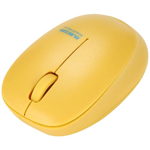 ELECOM Wireless Mouse Quiet Antibacterial Treatment 3 Buttons S Size for Children Online Learning Giga School 2.4GHz BlueLED Yellow M-BL20DBSKYL