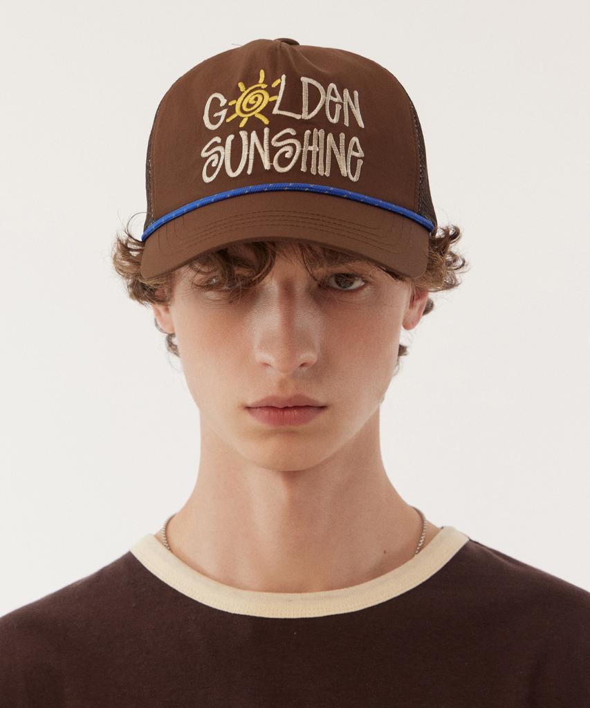 GOLDEN SUNSHINE Sunshine Trucker Cap_Brown