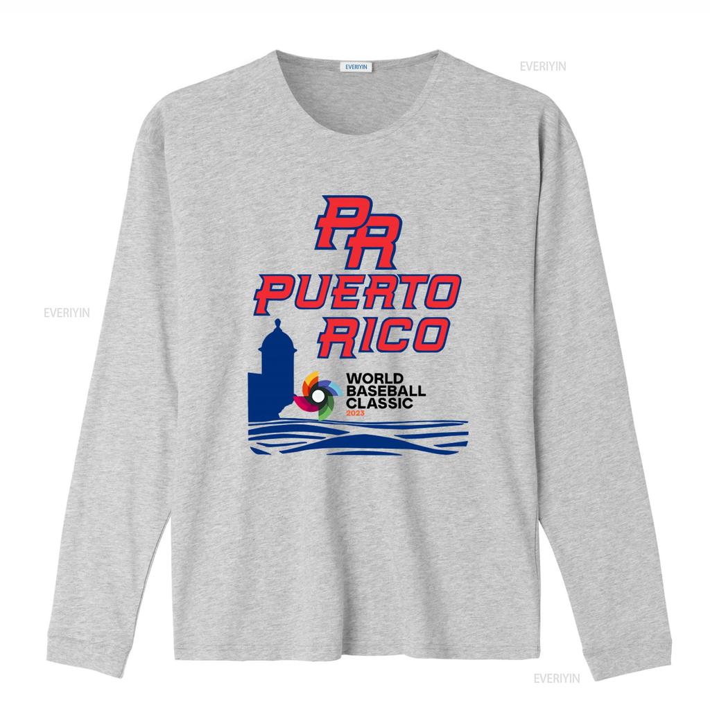 2023 Puerto Rico World Baseball Classic Fan T Shirt Vibrant Design with PR Logo and Colorful Pinwheel vintage Washed streetwear