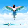 Children Kite Toy Cartoon Eagle Foldable Mini Plastic Toys Kite Hand Brake Fishing Rod Butterflies Movable Wings Outdoor Toy
