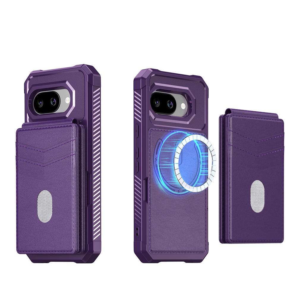 2 In 1 Detachable Magnetic Wallet with Card Holder Phone Case for Google Pixel 9 Pro XL 8 7 Pro 9A 8A 7A Shockproof Cover