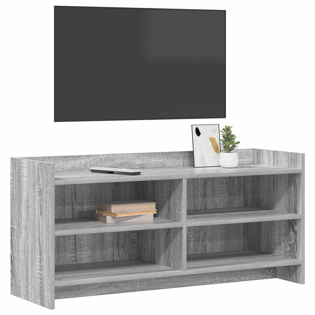TV Stand 100 x 33 x 47 cm Grey Sonoma Particleboard