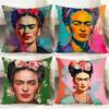 F-Frida K-Kahlo Painting Art Cushion Cover Comfortable Reversible Pillow Cover Ideal for Car Sofa Bedroom & Beyond