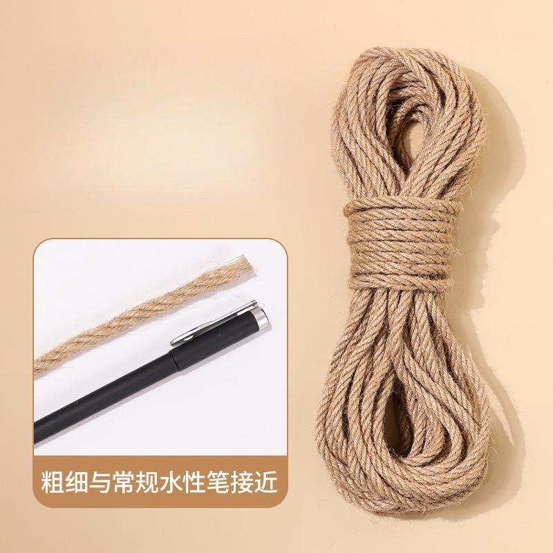 1Pc Natural Sisal Rope Cat Scratcher Rope Tree Scratching DIY Toy Paw Claw Furniture Protector Scratching Post