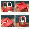 5PCS Handheld Gift Box Santa Claus Cookie Food Packaging  Christmas Party Decoration