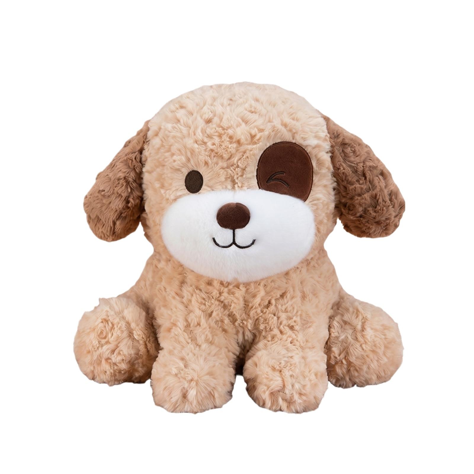 

Soft Plush Stuffed Dog Toy with Embroidered Face and Floppy Ears Suitable for Children and Collectors Plush Animal Doll for Home Decor and Gifts One Size