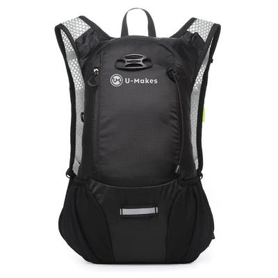 U-Makes Runbuddy Trinkrucksack (Schwarzes Modell) - Empfohlen von Hakone Ekiden Läufern, Leicht, 10L Fassungsvermögen, Stabil für Trailrunning, Radfahren
