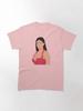 T-shirt Classica con Illustrazione Lineless di Selena Gomez