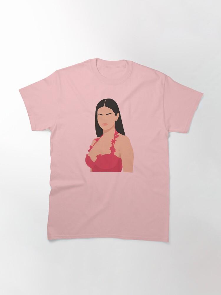 T-shirt Classica con Illustrazione Lineless di Selena Gomez