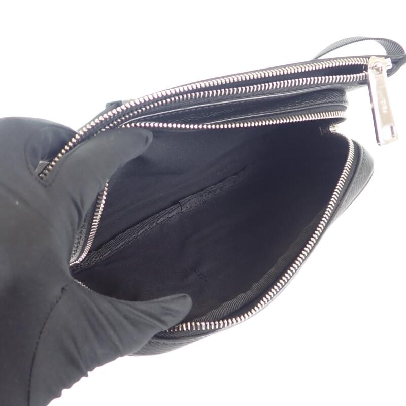 FENDI  7VA605-0AMAC body bag black leather mens