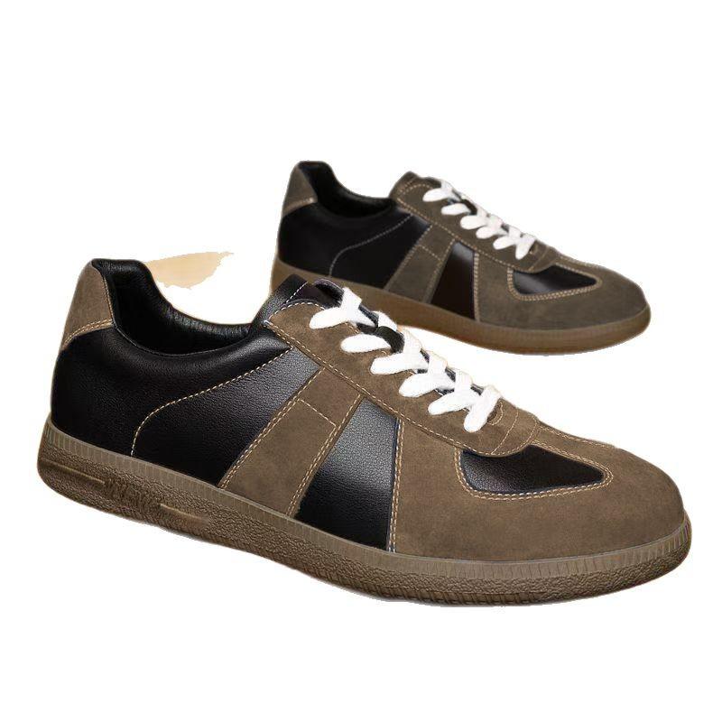 Casual men's German training shoes 2025 spring new Korean version lightweight fashion running shoes sports casual versatile shoes