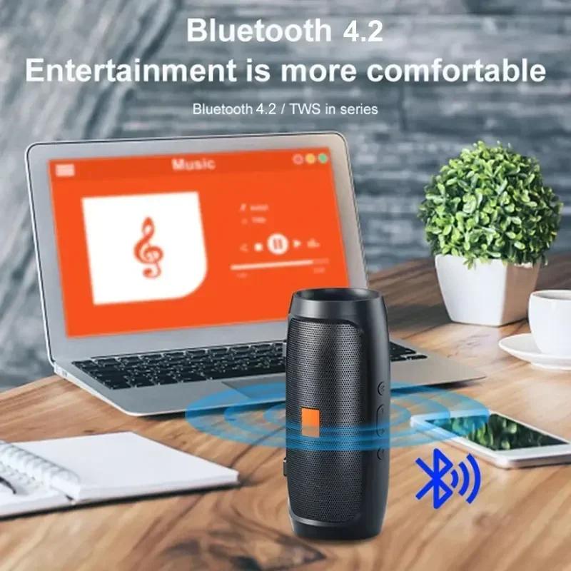 USB Bluetooth Speaker Dual Speaker Stereo Outdoor Tfusb Playback Fm Voice Broadcasting Portable Subwoofer Wireless Speaker