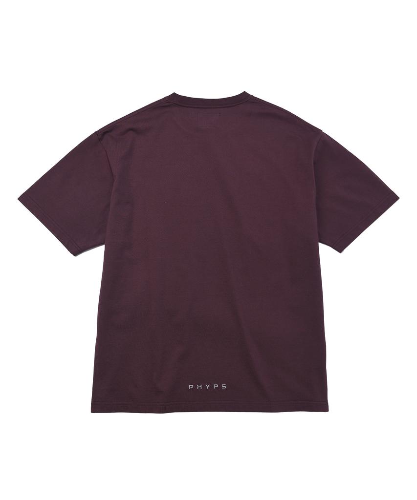 PHYPS MOTORCYCLE Honda Bear T-Shirt Burgundy