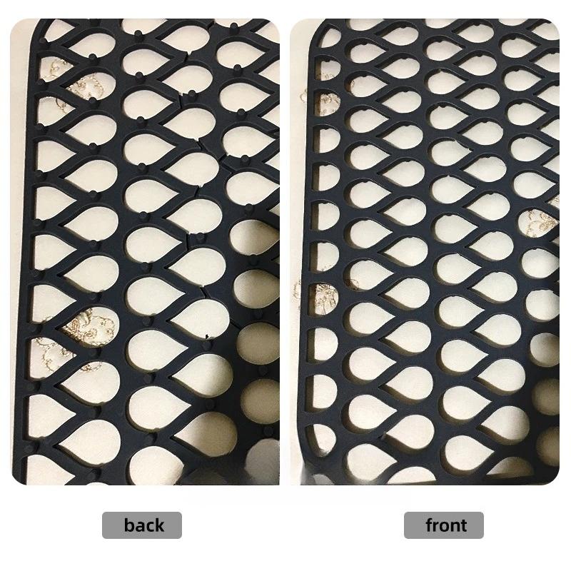 Kitchen Sink Mats,Non-Slip Heat Resistant Silicone Sink Protector Mat for Bottom of Stainless Steel Porcelain Sink,kitchen tools