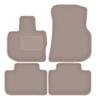 Beige Velour Floor Mats For: BMW iX3 G08 SUV (2021-)