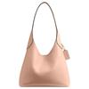 Brooklyn 28 Logo Scritta Pelle Granata Borsa a Mano a Spalla Grande da Donna Crema CU068-B4CRM