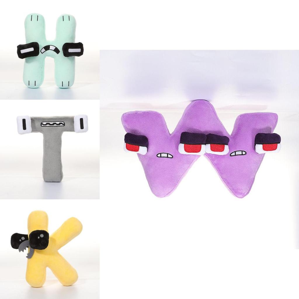 Adorable Alphabet Lore Letter A Plush Dolls Baby Educational Toys