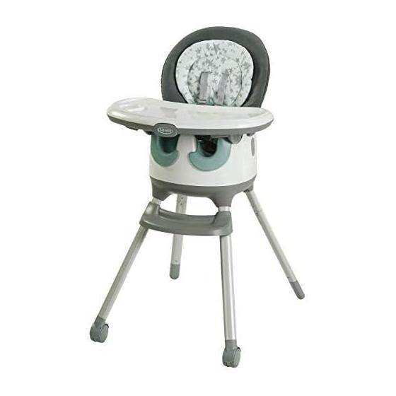 Стульчик для кормления Graco, от пола до стола, 7 способов использования, от сидения на шее до примерно 7 лет, Стульчик для младенца, Низкий стульчик (Оскар GR) 2090856