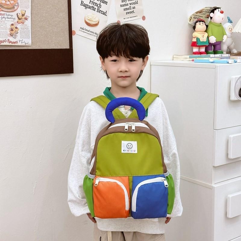 Trendy Large Capacity Nylon Backpack For Kids Stylish Casual Kids School Bag