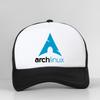 Berretto da Baseball Unisex Arch Linux Rete Traspirante Fresco Estate Regolabile Cappellino da Papà Snapback Casquette