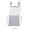 Crib Muslin Cotton Storage Bag Diaper Organiser Bedside Container Multifunctional Strollers Hanging Bag Storage Case