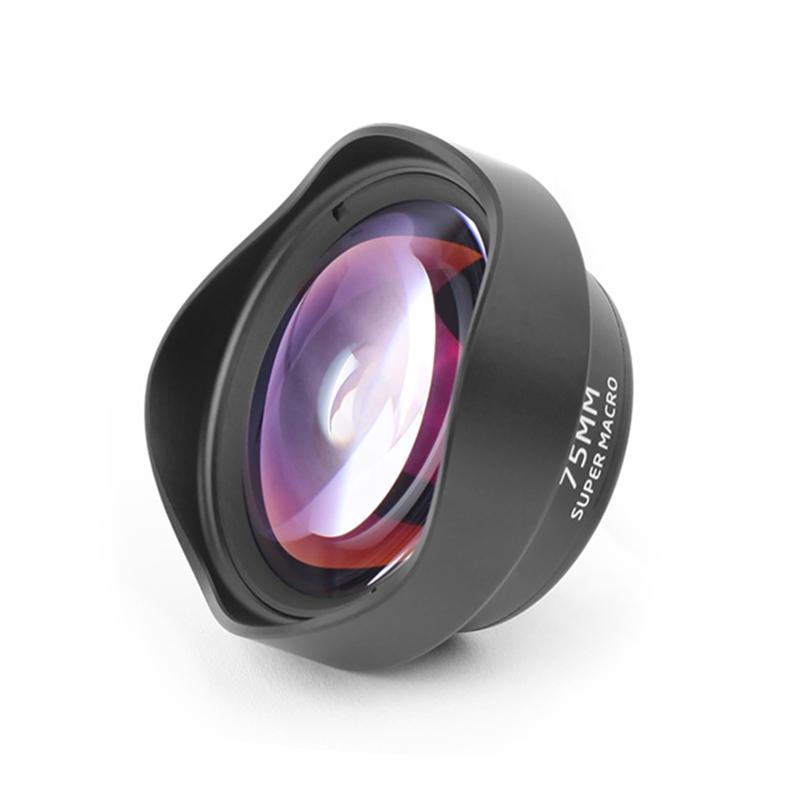 Professionelle Handykamera Externes Objektiv Universal 75mm 10X Makroobjektiv für 90% Handy-Makrofotografie