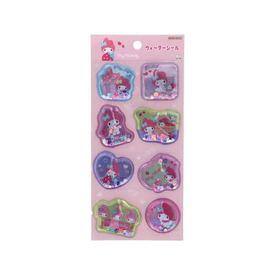 Stationery My Melody Sanrio Characters Puffy S8816190 Sun-Star Stickers, Water-in,