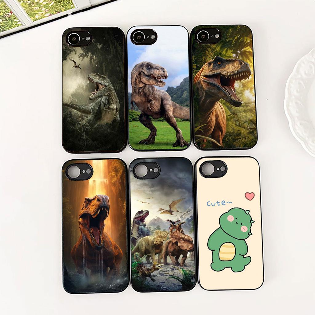 Protective Cover for Samsung Galaxy S24 S25 S23 FE Ultra Plus S7 Edge S25+ S23+ A56 5G Casing Phone Case Anime DinosaurS