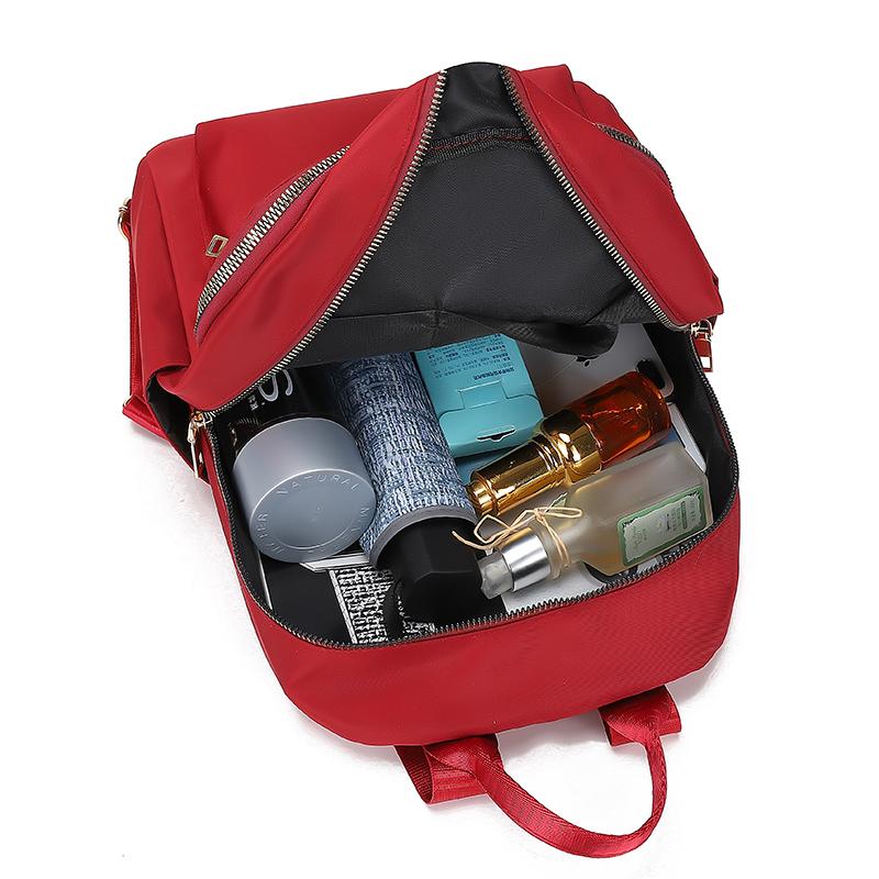 Αδιάβροχη τσάντα πλάτης Oxford για γυναίκες κομψή και casual μονόχρωμη ανθεκτική στη φθορά μεγάλης χωρητικότητας για μετακινήσεις και ταξίδια