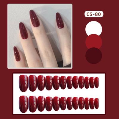 Stylische Press-on Nägel French Tips Ultraleichte DIY Nail Art