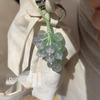 Mori Style Green To Purple Grape Woven Bag, Car, and Phone Pendant Keychain