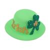 Shamrock Hat Decoration Hairpin Stylish Hat Shape Hair Clip Children Hairclip for Various Ages and Festives Occasion