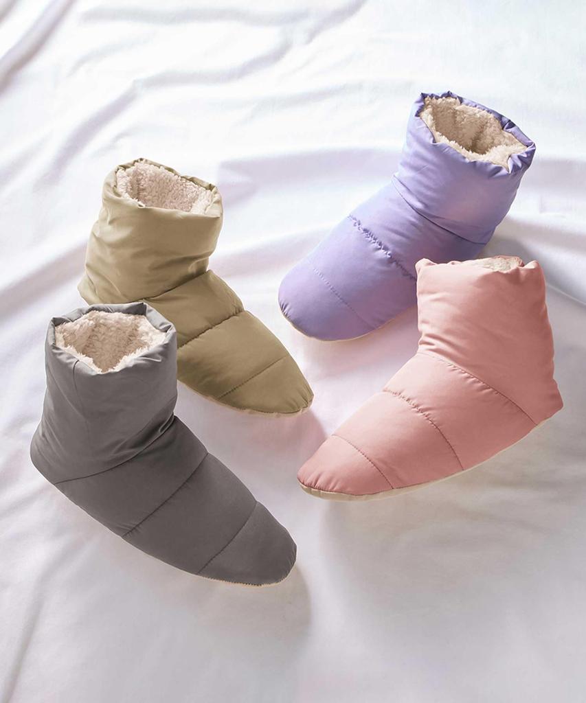 Gunze Bound Heater Plus Room New Size Cm UCHI-COLLE Boot-Type Shoes, Violet, 23.0