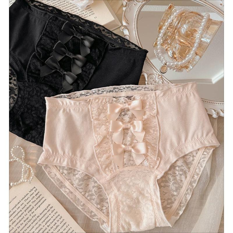 Breathable Sexy Women Lace Underwear Plus Size Pure Cotton Crotch Soft Comfortable Ladies Triangular Briefs
