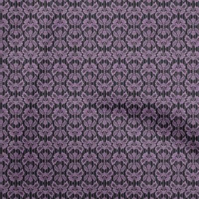 Cotton Flex Black Fabric Floral Quilting Supplies Print Sewing Fabric By The Yard 40 Inch