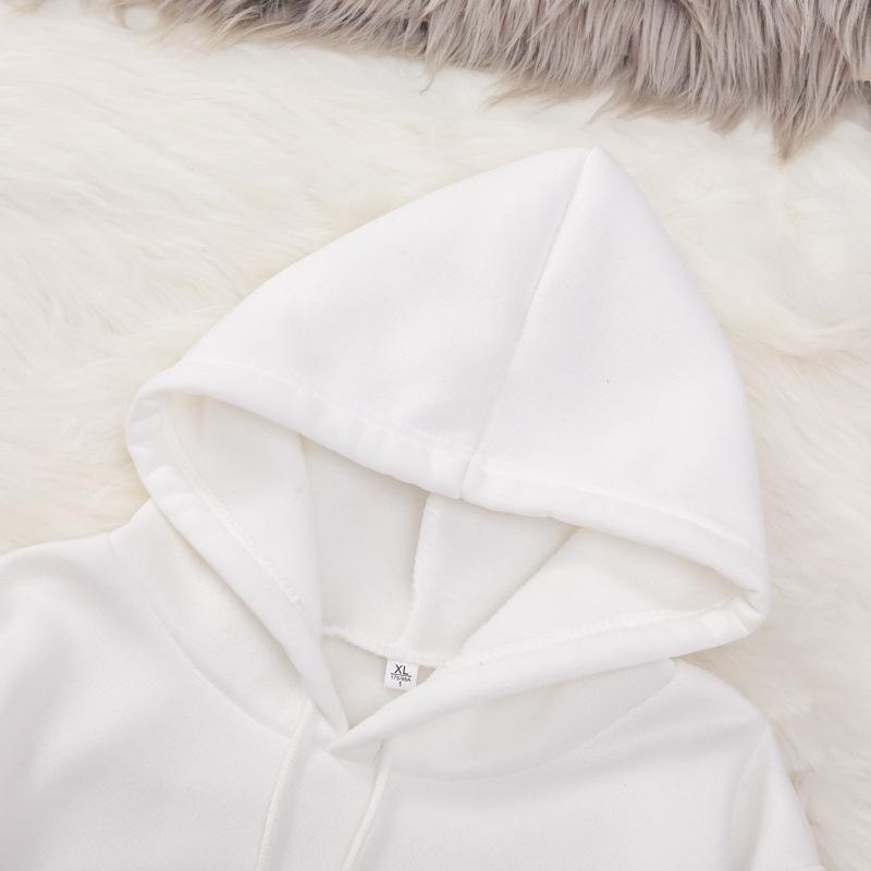 Unisex Letter Print Hoodie - Loose Casual Pullover for 2025