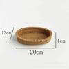 Rattan fruit plate fruit basket storage basket bread basket snack tray tea table snack tray woven basket