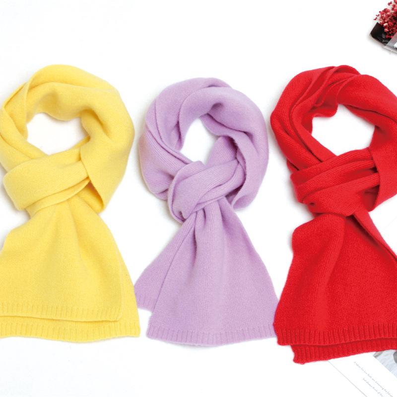 12-Gauge Pure Cashmere Thick Knit Scarf, Unisex, Available in 10 Colors, Stylish and Warm
