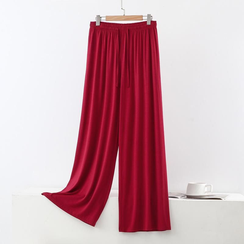 Women s Spring/Summer Wide-Leg Drawstring Pants - Plus Size, Lightweight, Versatile, Casual, and Comfortable. XL