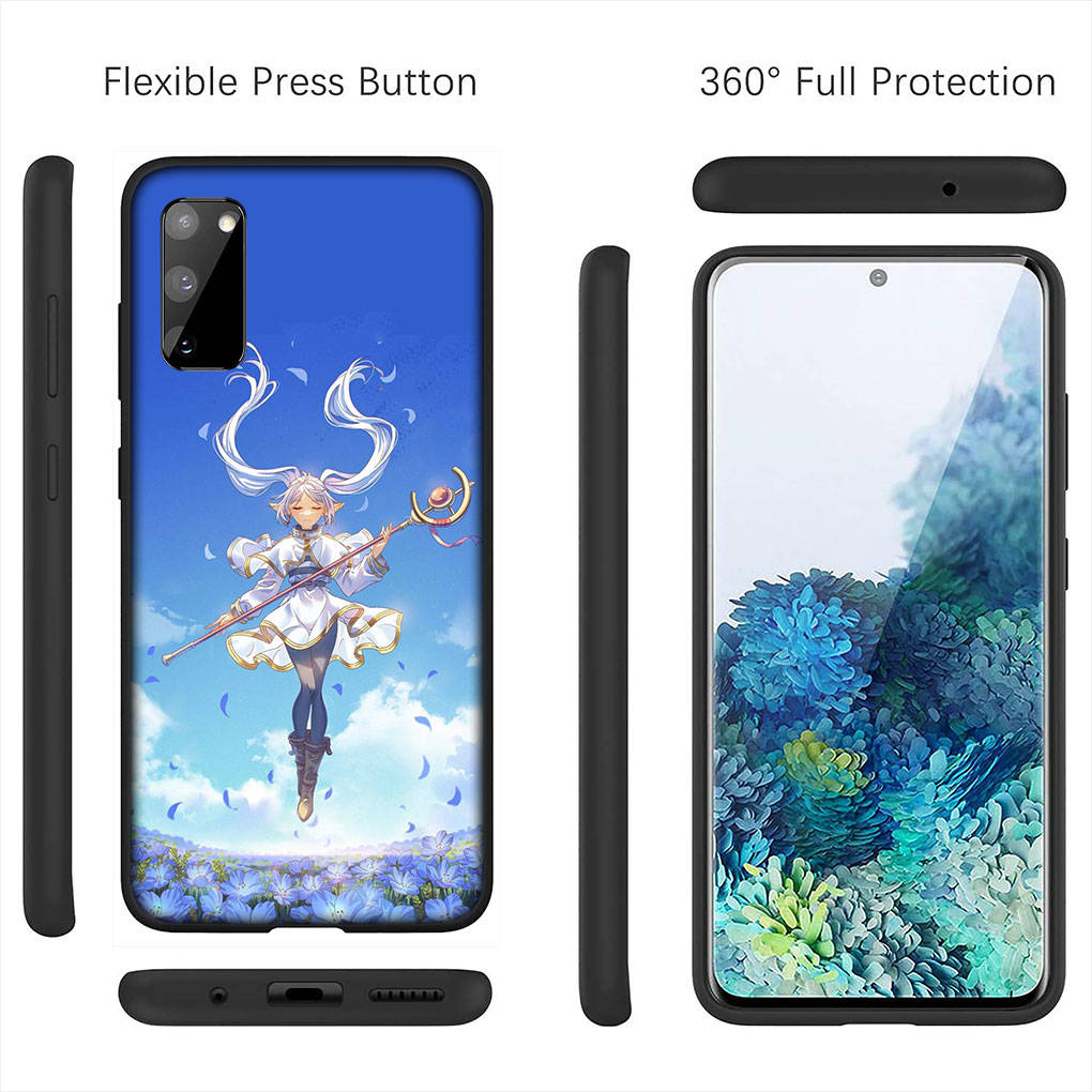 Für iPhone 16 15 Xiaomi Redmi Note 14 13 12 11 Pro Max X 16e Samsung Galaxy S25 S24 S23 Moto OPPO Huawei Anime Frieren Beyond Journey's End Handyhülle